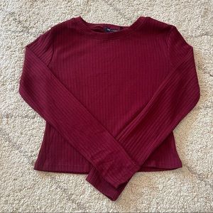 Maroon long sleeve